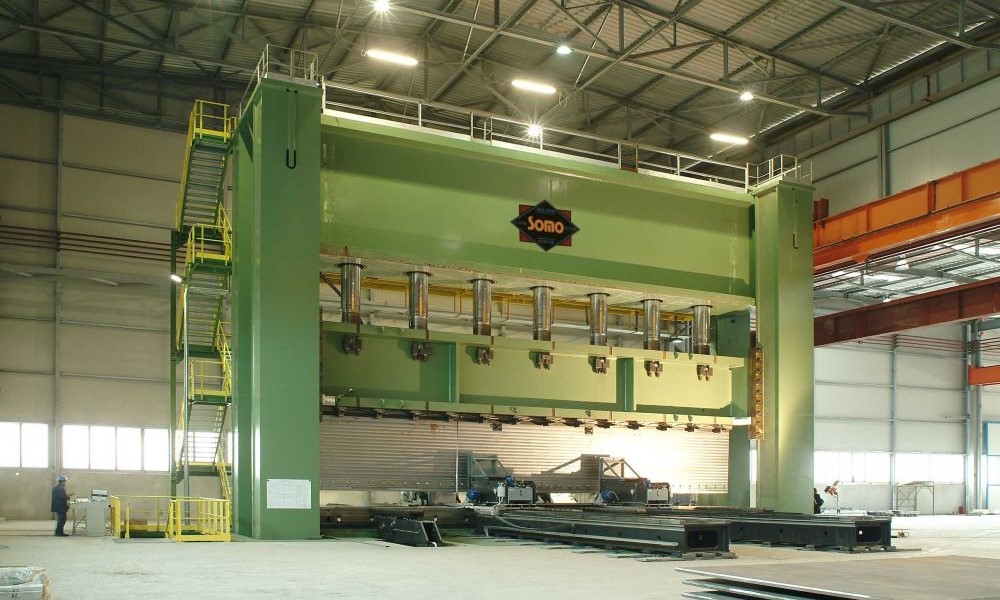 portal press pipe making machine